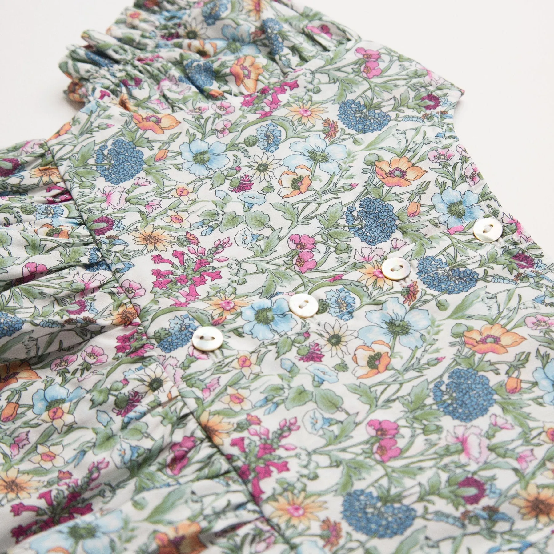Marbles Rachel Liberty Print Rompers