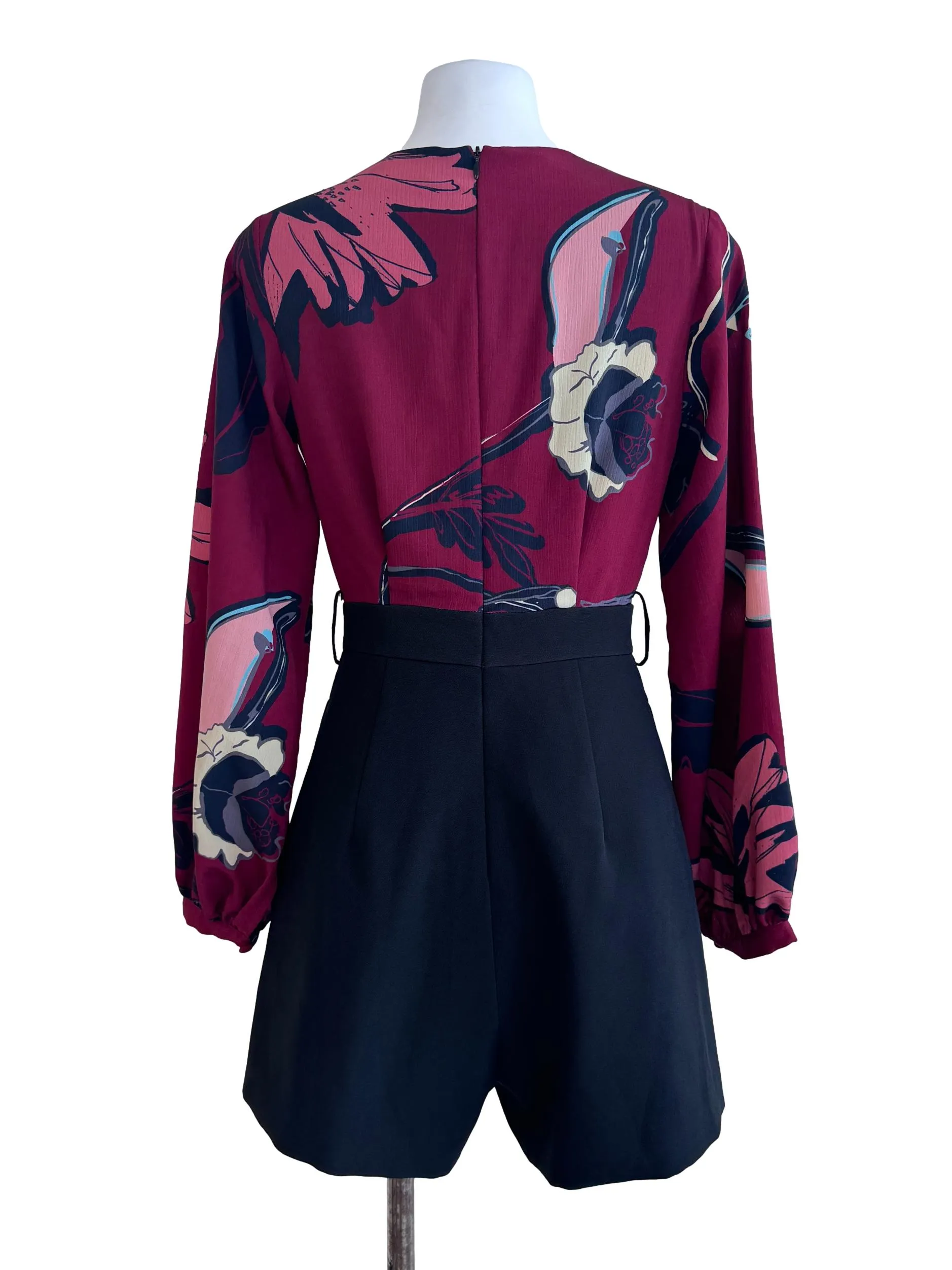 Maroon Floral Jumpers LB