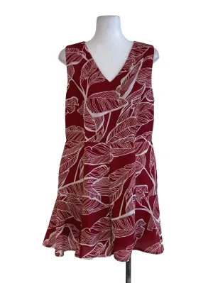 Maroon Floral Romper
