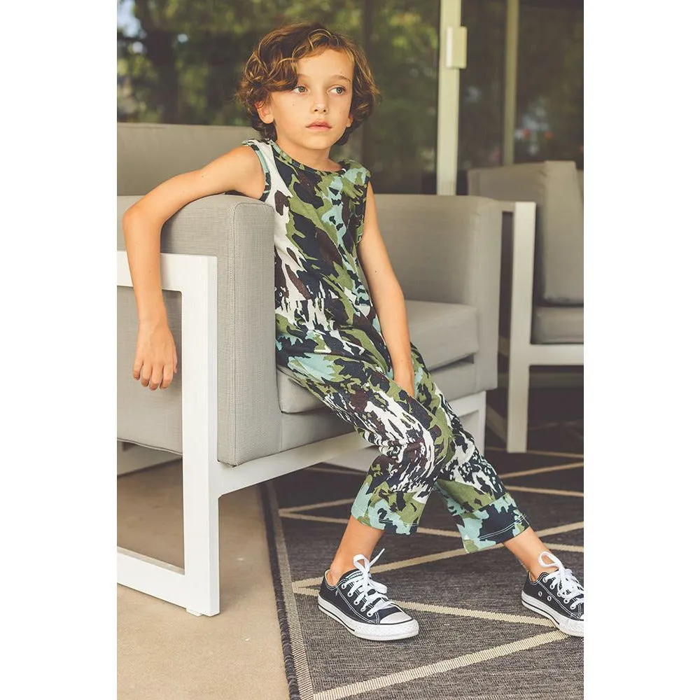 Marston Unisex Romper - Landscape Camo