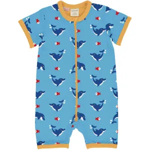Maxomorra Dolphin Short Rompersuit Dxs2409-Sxs2415