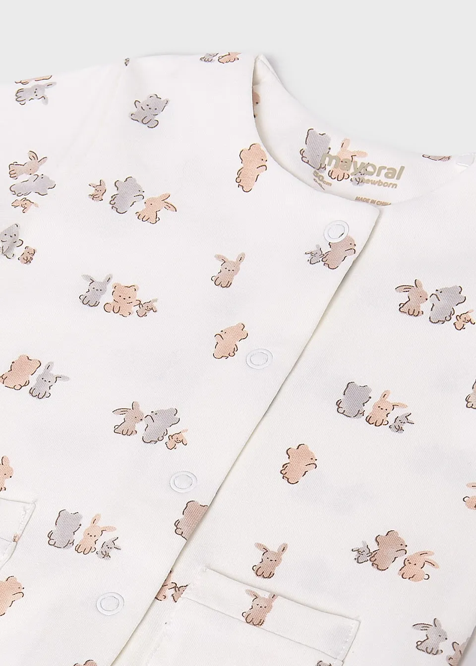 Mayoral Baby Gift Set 9910 Natural Bunny Teddy