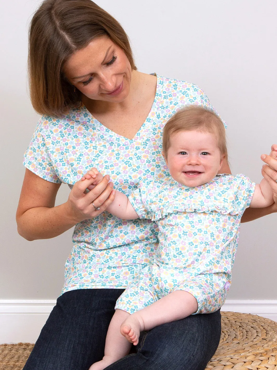 Meadow ditsy romper