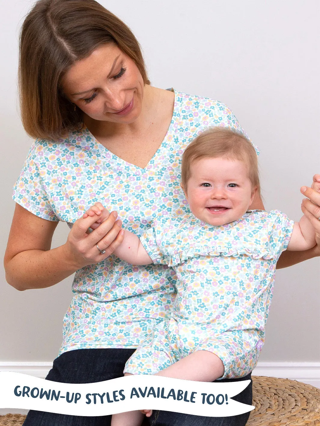 Meadow ditsy romper