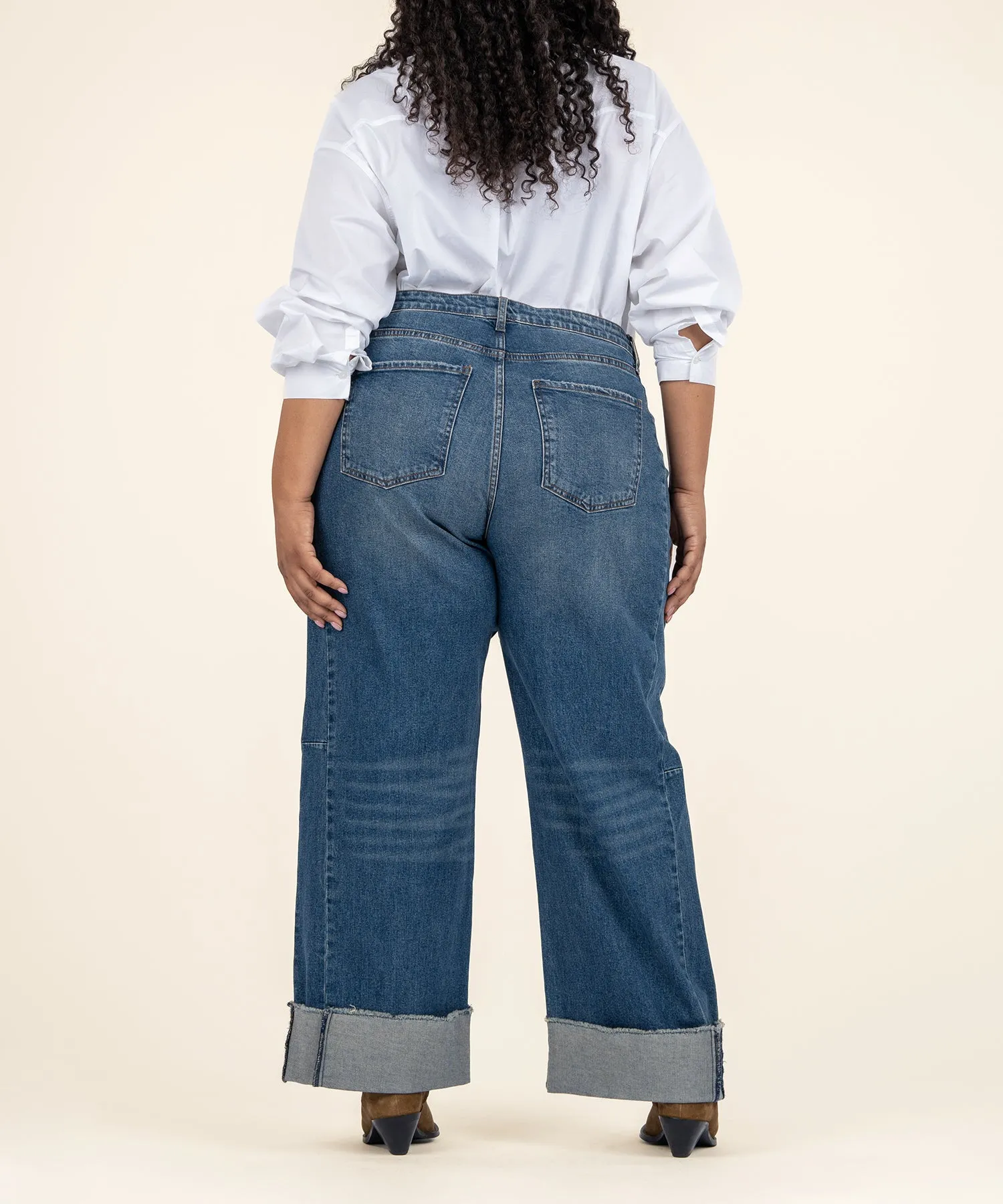 Meg High Rise Fab Ab Wide Leg, Plus