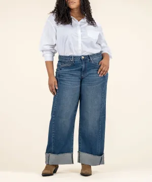 Meg High Rise Fab Ab Wide Leg, Plus