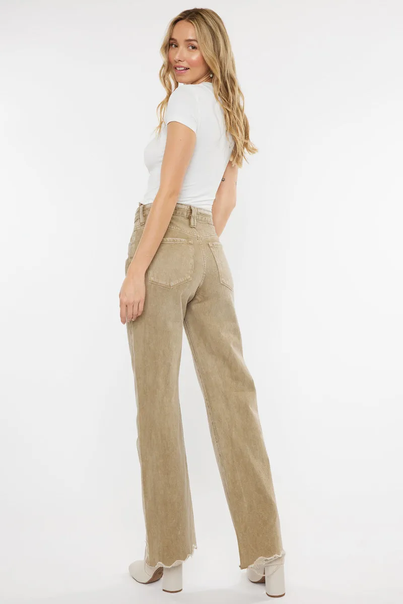 Mikaella Ultra High Rise 90's Flare Jeans