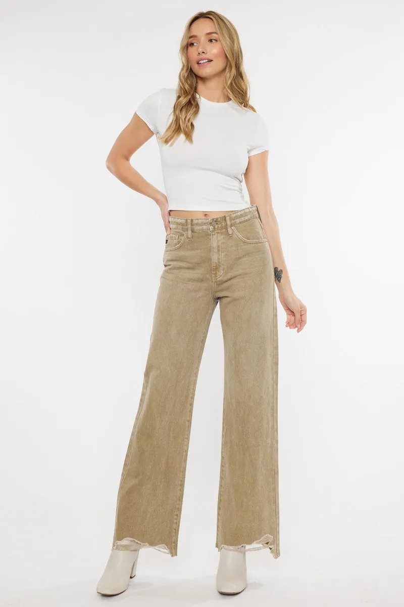 Mikaella Ultra High Rise 90's Flare Jeans