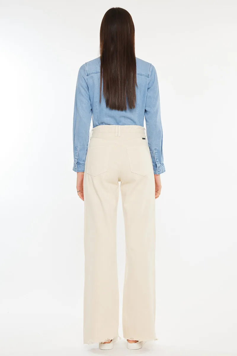 Mikaella Ultra High Rise 90's Flare Jeans