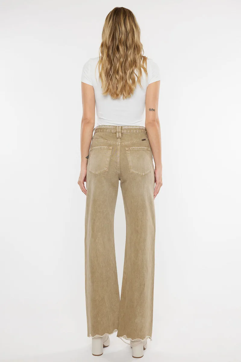 Mikaella Ultra High Rise 90's Flare Jeans
