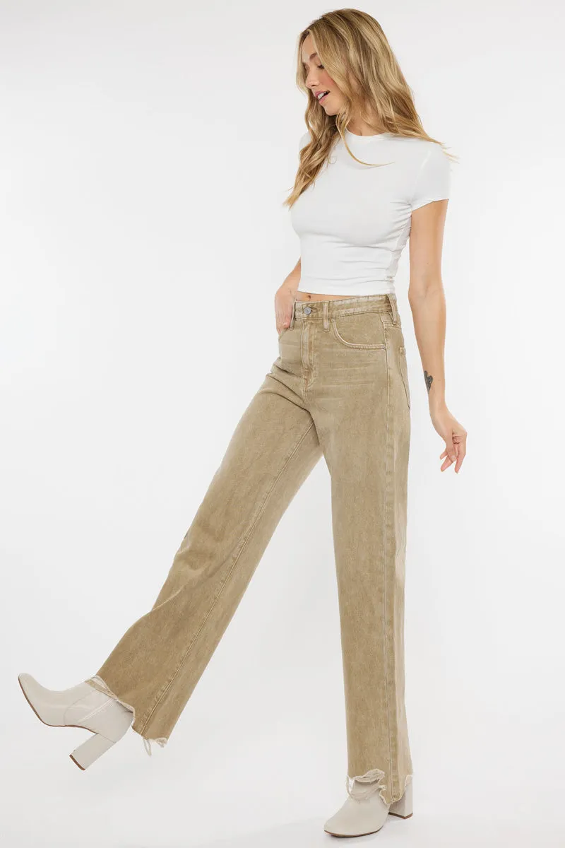 Mikaella Ultra High Rise 90's Flare Jeans