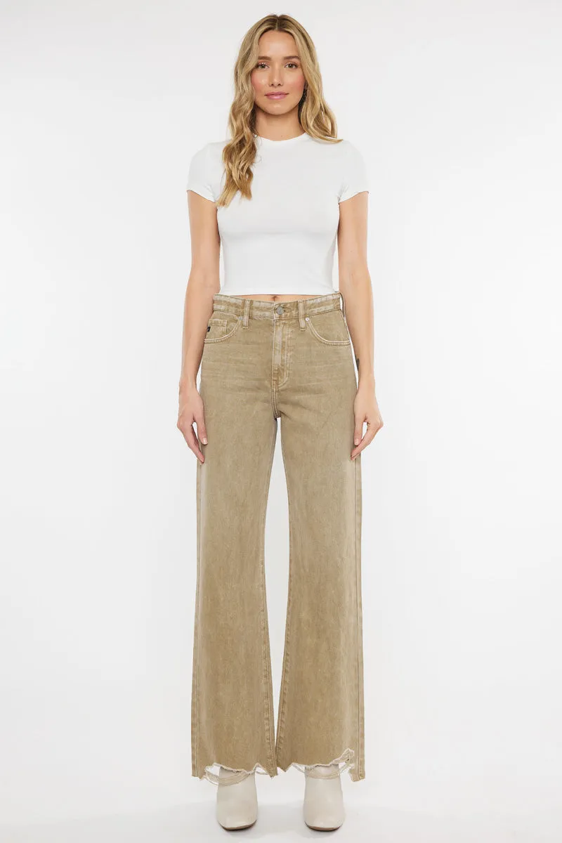 Mikaella Ultra High Rise 90's Flare Jeans