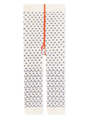 mini scallop stripe legging