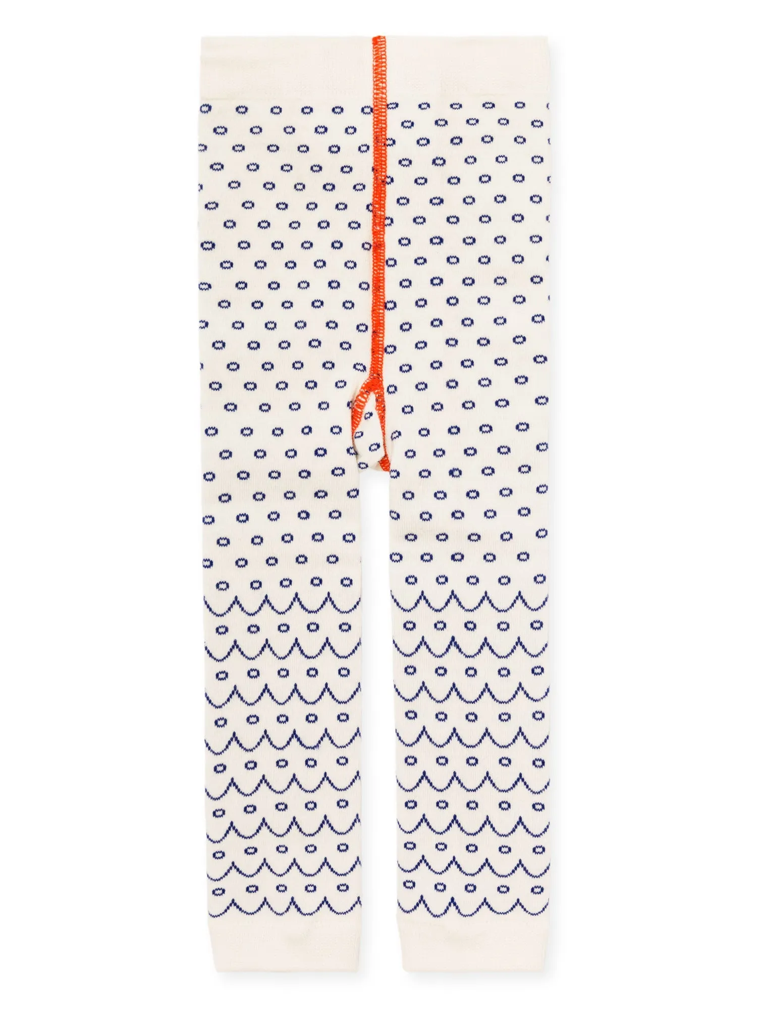 mini scallop stripe legging
