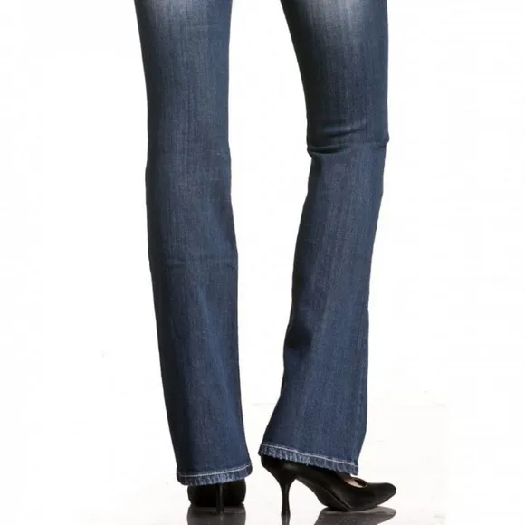 Miss Me Boot Cut Jeans Plain Flap Pocket 27 Bling