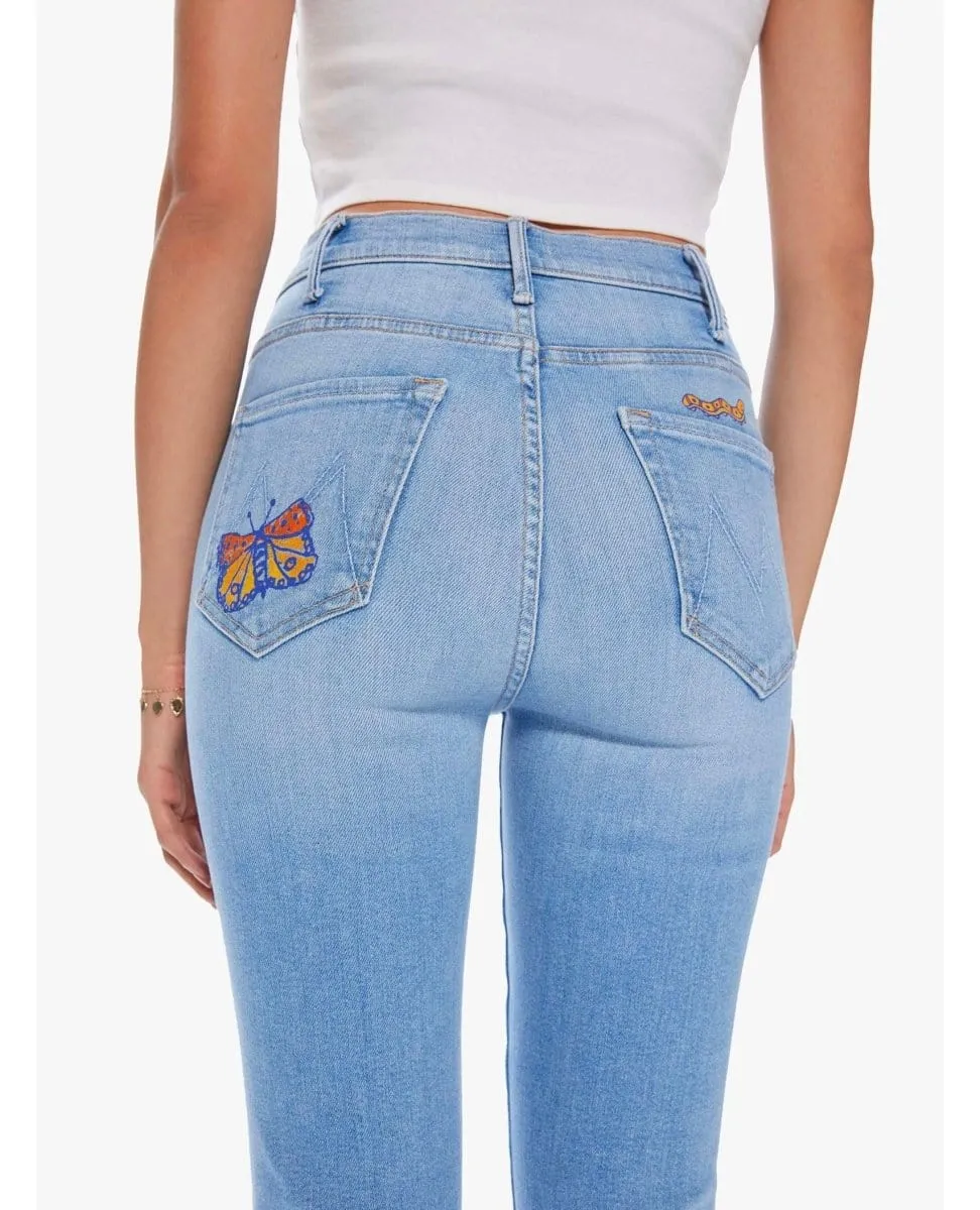 Mother Jeans Hustler in Highlife with Butterfly