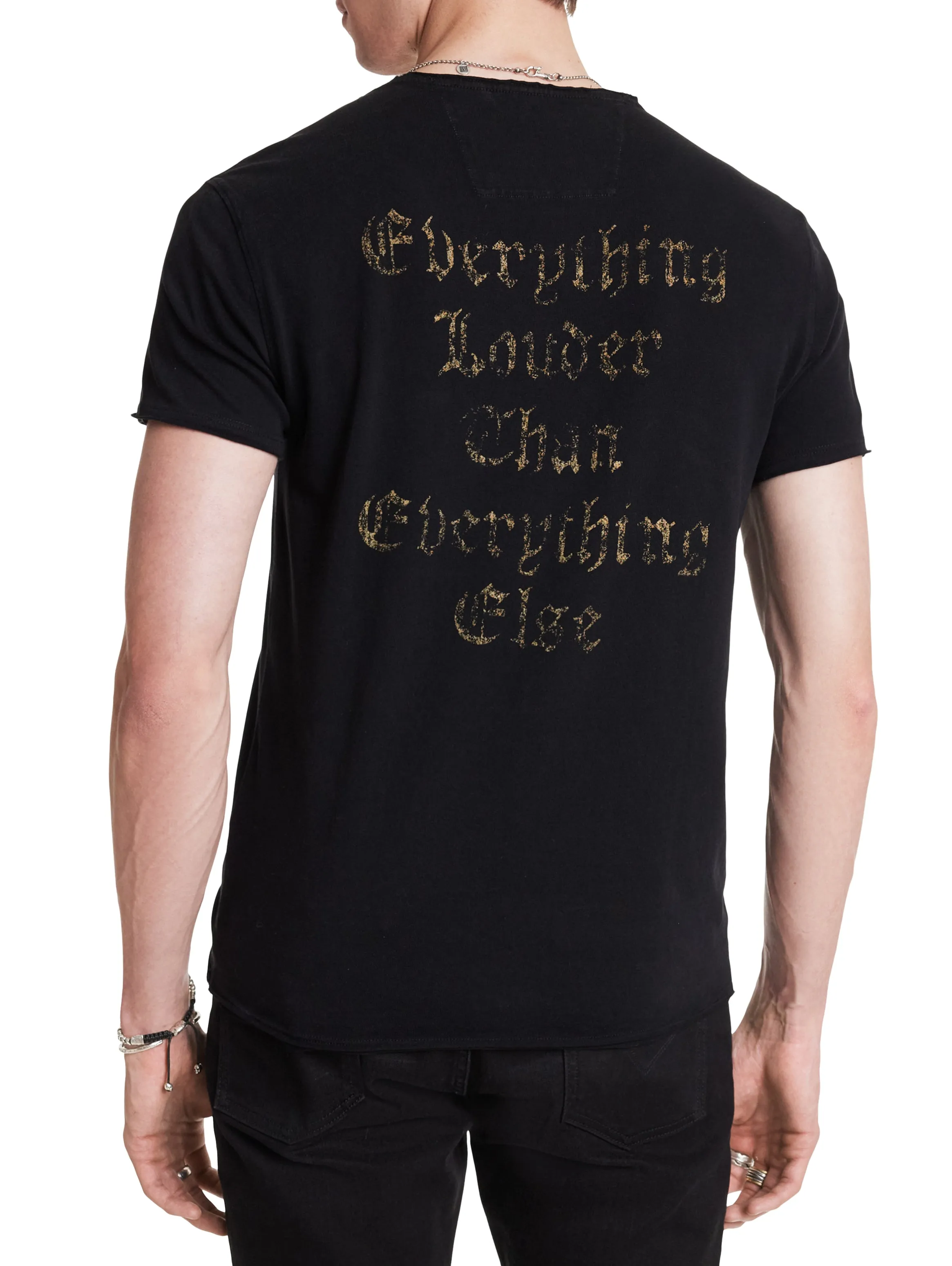 MOTORHEAD RAW EDGE TEE (BLACK) - JOHN VARVATOS