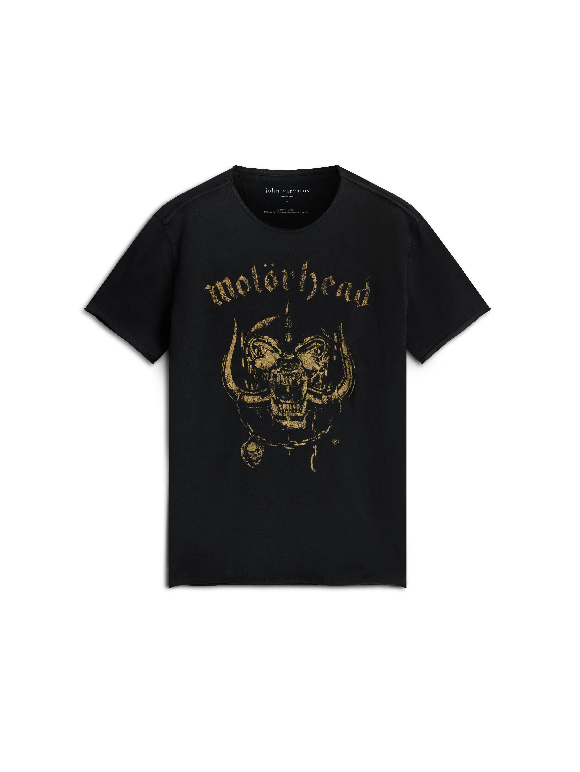 MOTORHEAD RAW EDGE TEE (BLACK) - JOHN VARVATOS