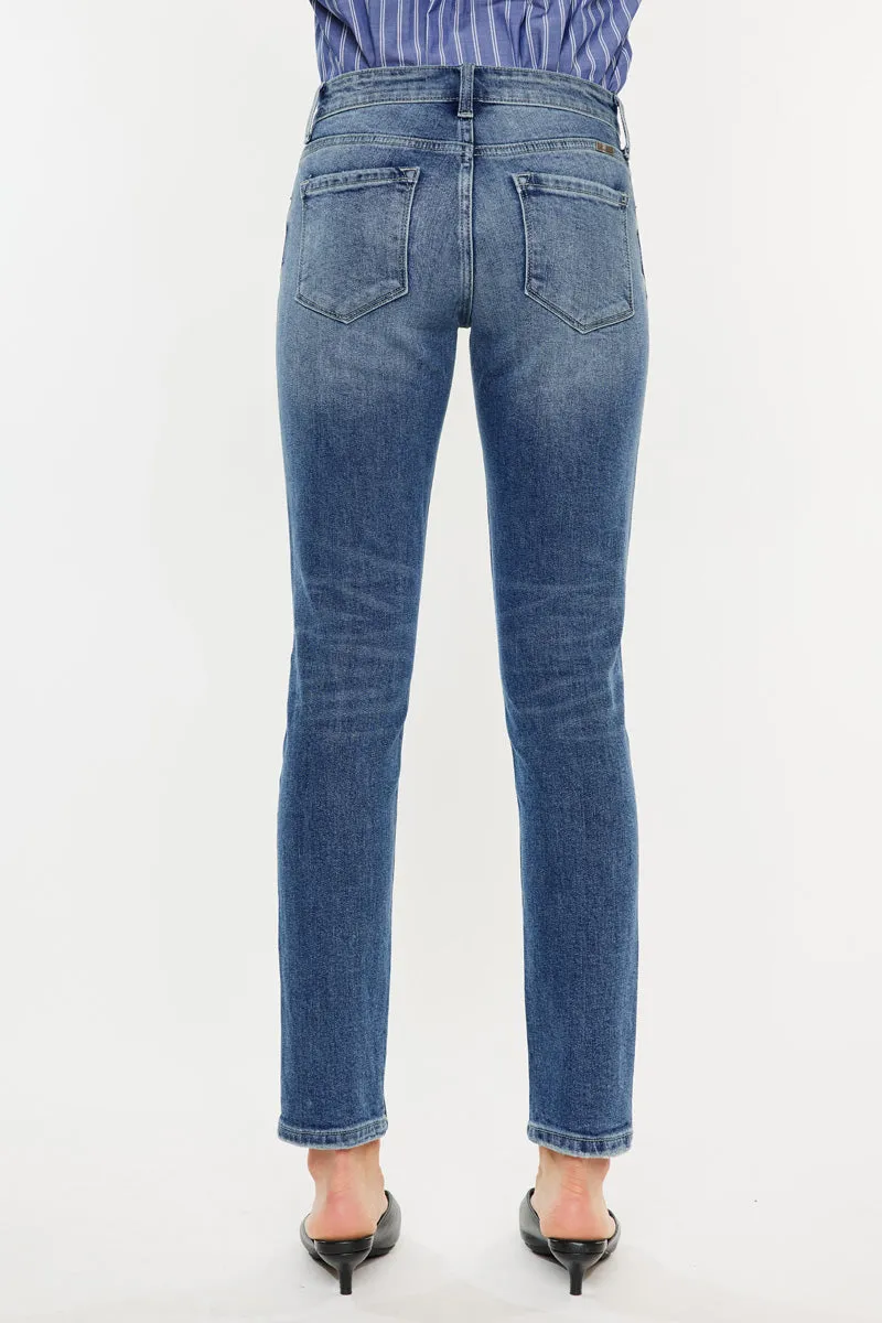 Myra Mid Rise Cigarette Leg Jeans