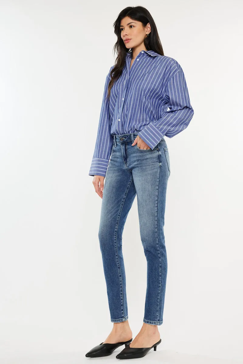 Myra Mid Rise Cigarette Leg Jeans