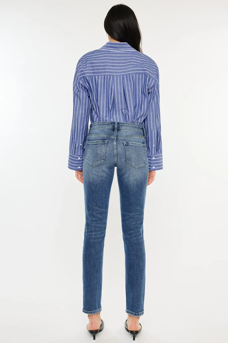 Myra Mid Rise Cigarette Leg Jeans