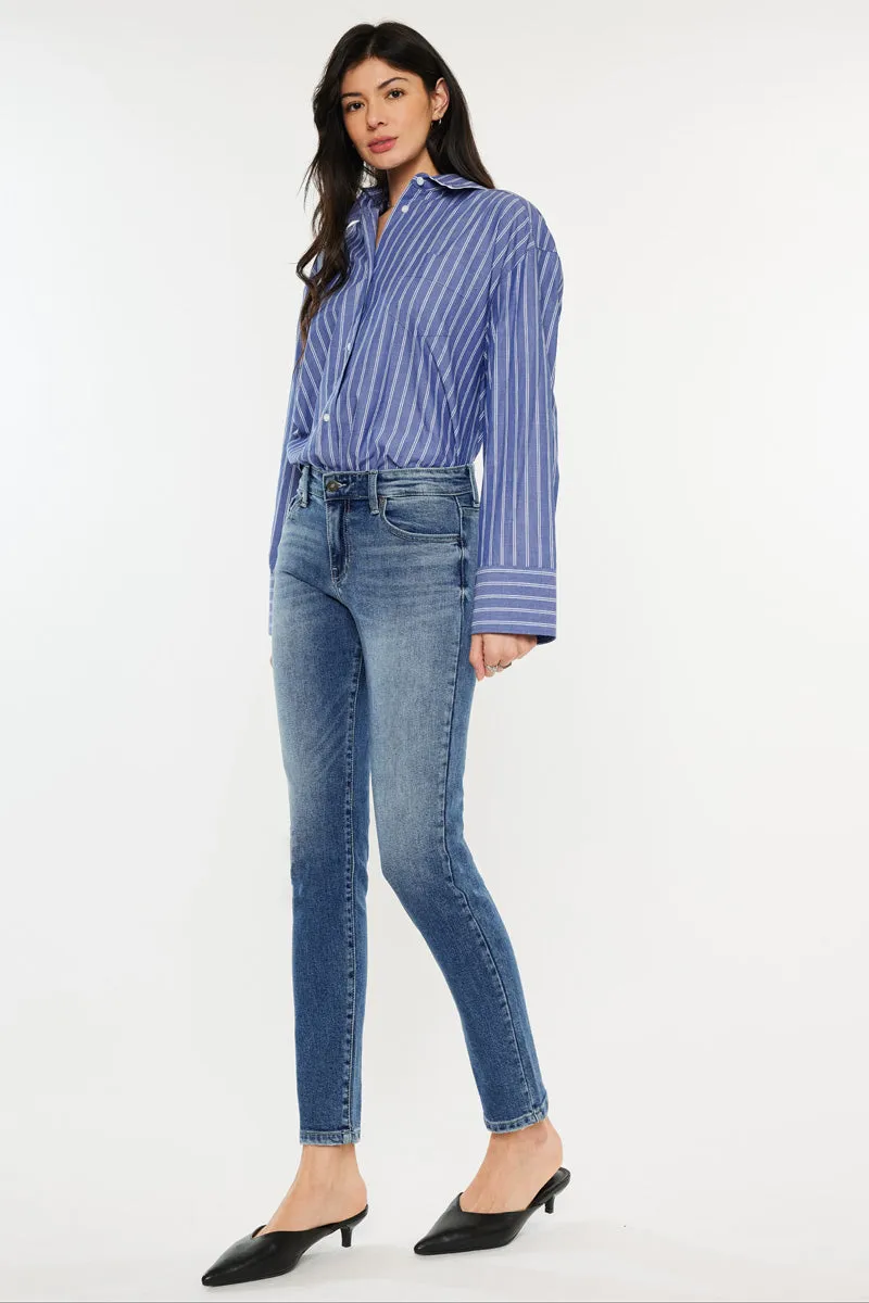 Myra Mid Rise Cigarette Leg Jeans