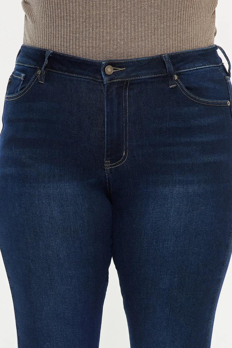 Nancy High Rise Flare Jeans (Plus Size)