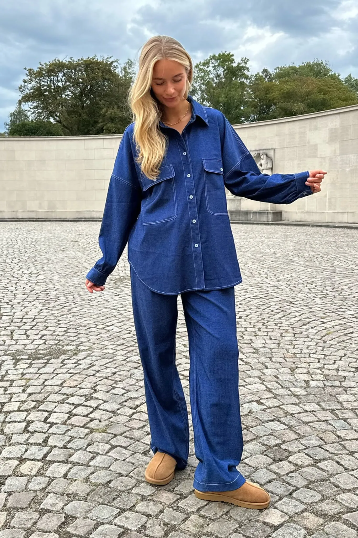 NannaIC Skjorte - Denim Blå