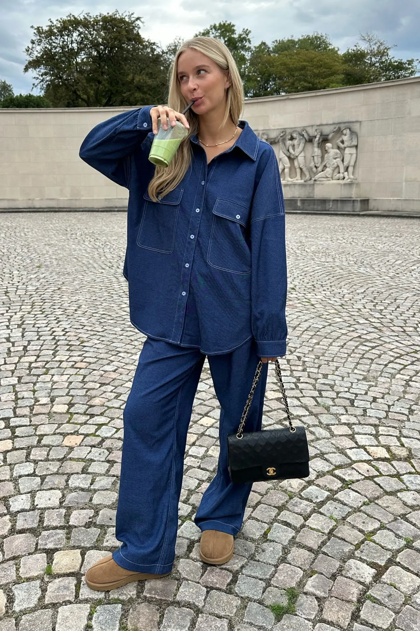NannaIC Skjorte - Denim Blå