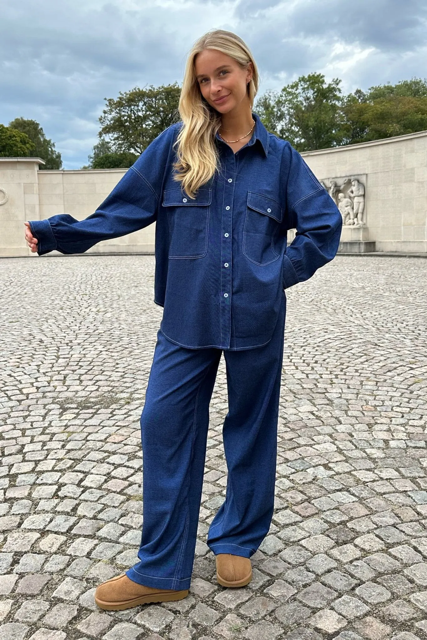 NannaIC Skjorte - Denim Blå