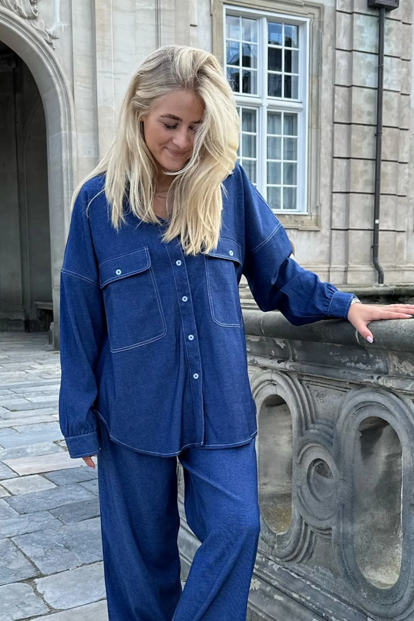 NannaIC Skjorte - Denim Blå
