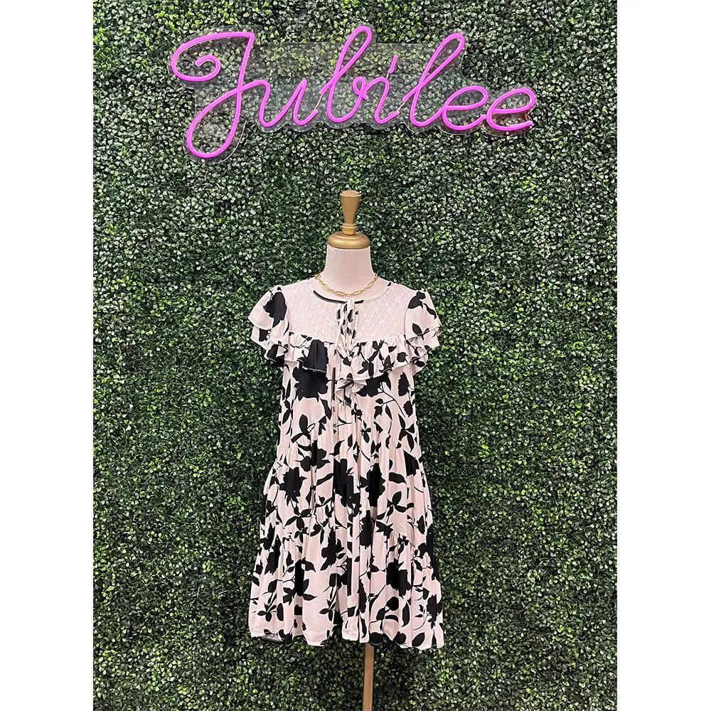 Natalie Floral Print Mini Dress
