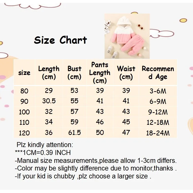 Newborn Baby Girl Fluff Hoodie Set   Pant