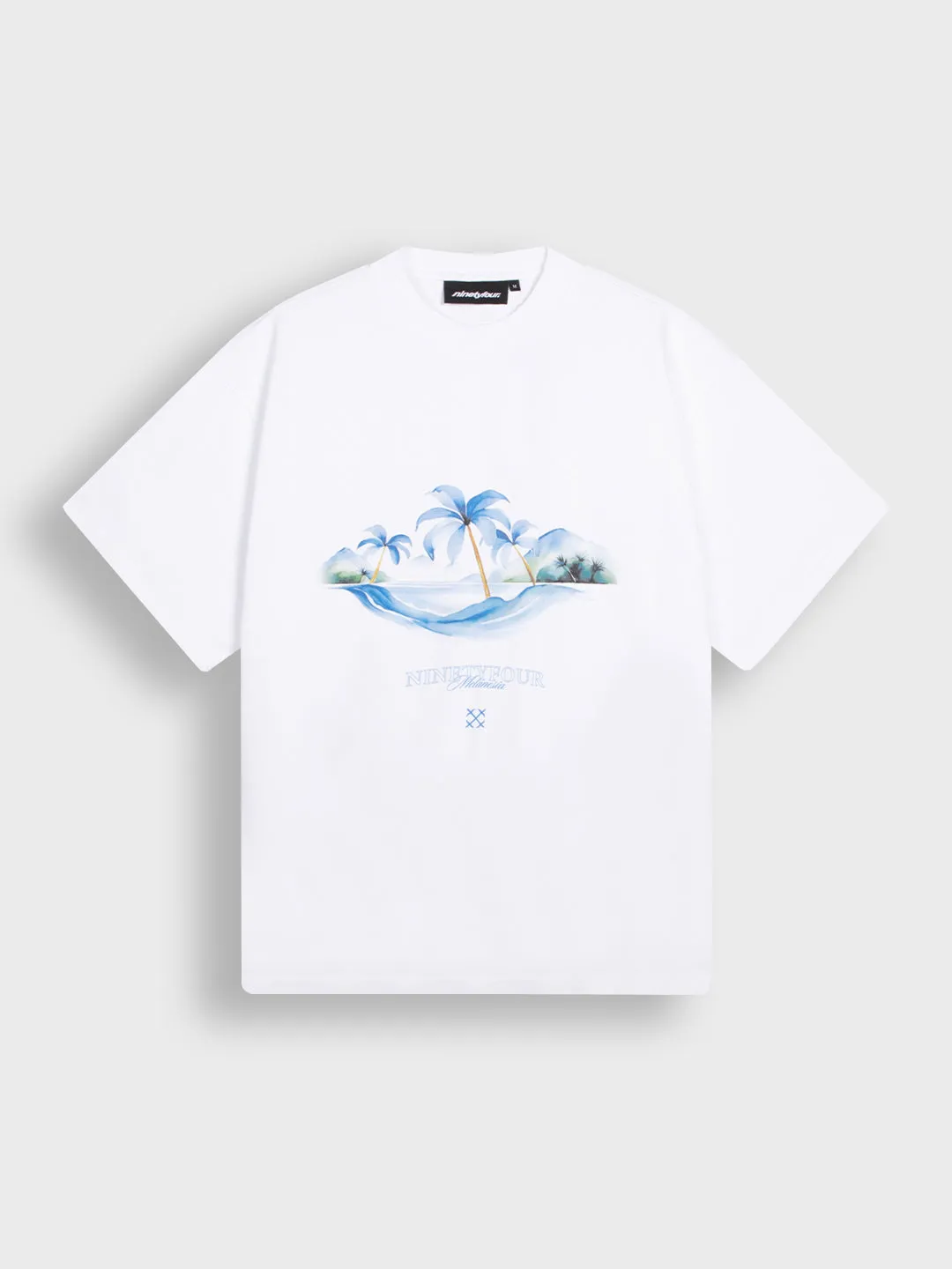 Ninetyfour Ocean Wave T-Shirt | White