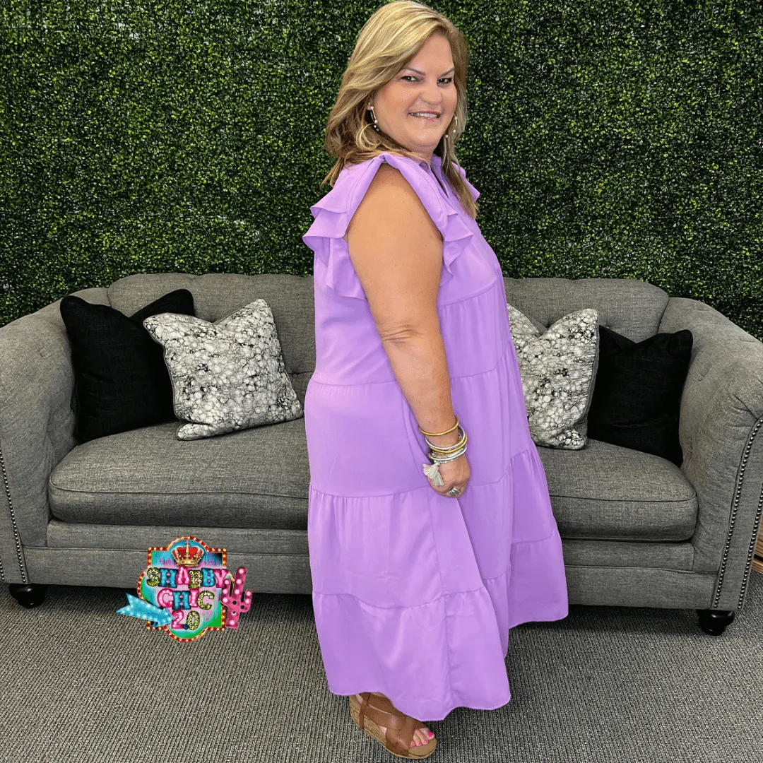 No Going Back Dress - Lavendar