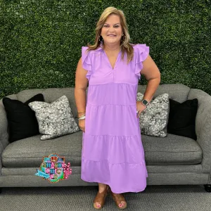 No Going Back Dress - Lavendar