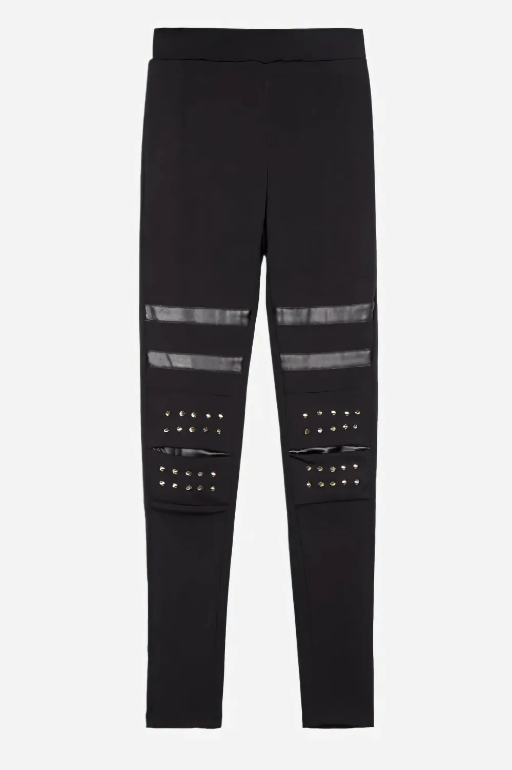 Noir Rivet Leggings