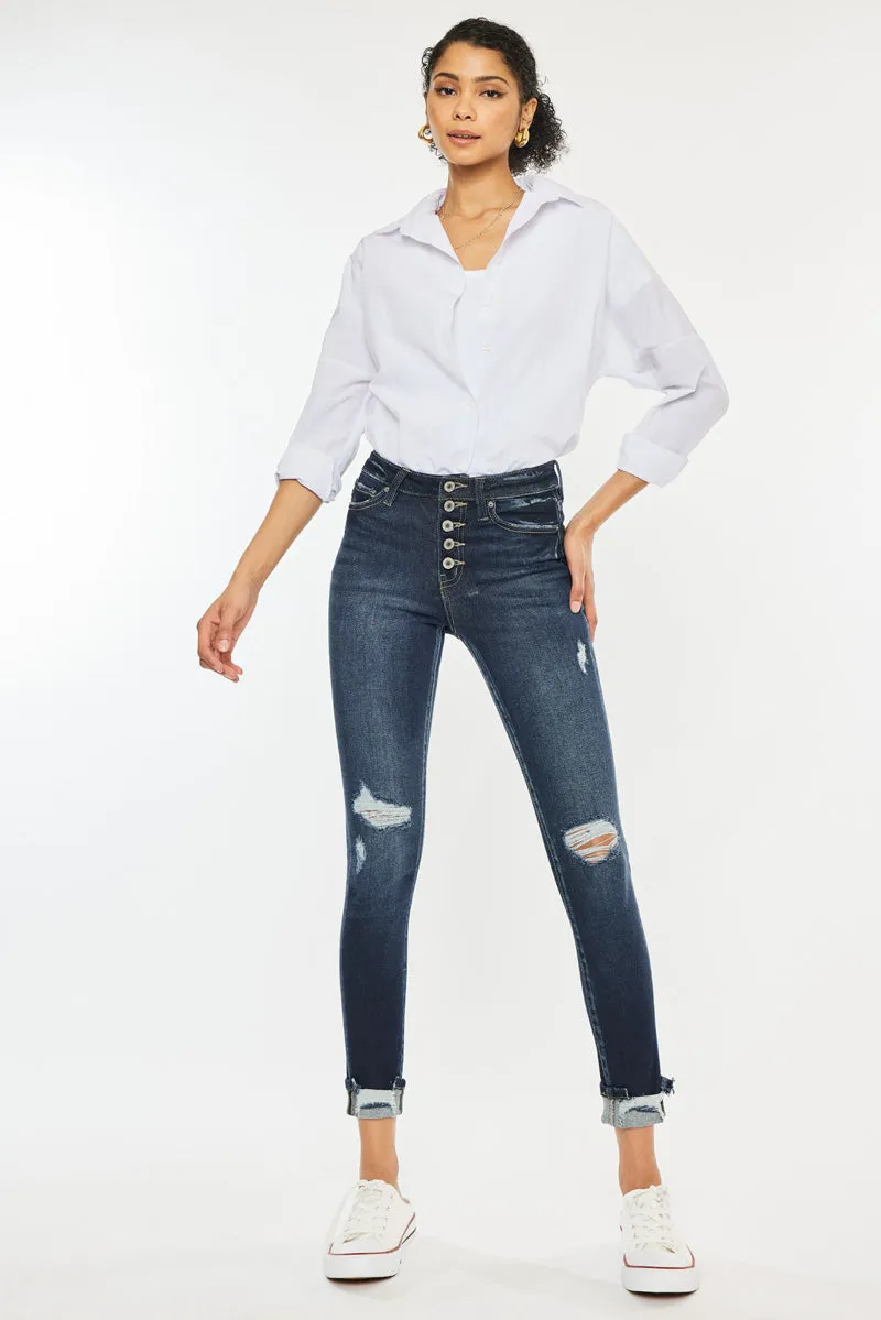 Norah High Rise Ankle Skinny Jeans