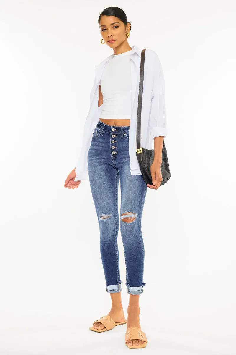 Norah High Rise Ankle Skinny Jeans