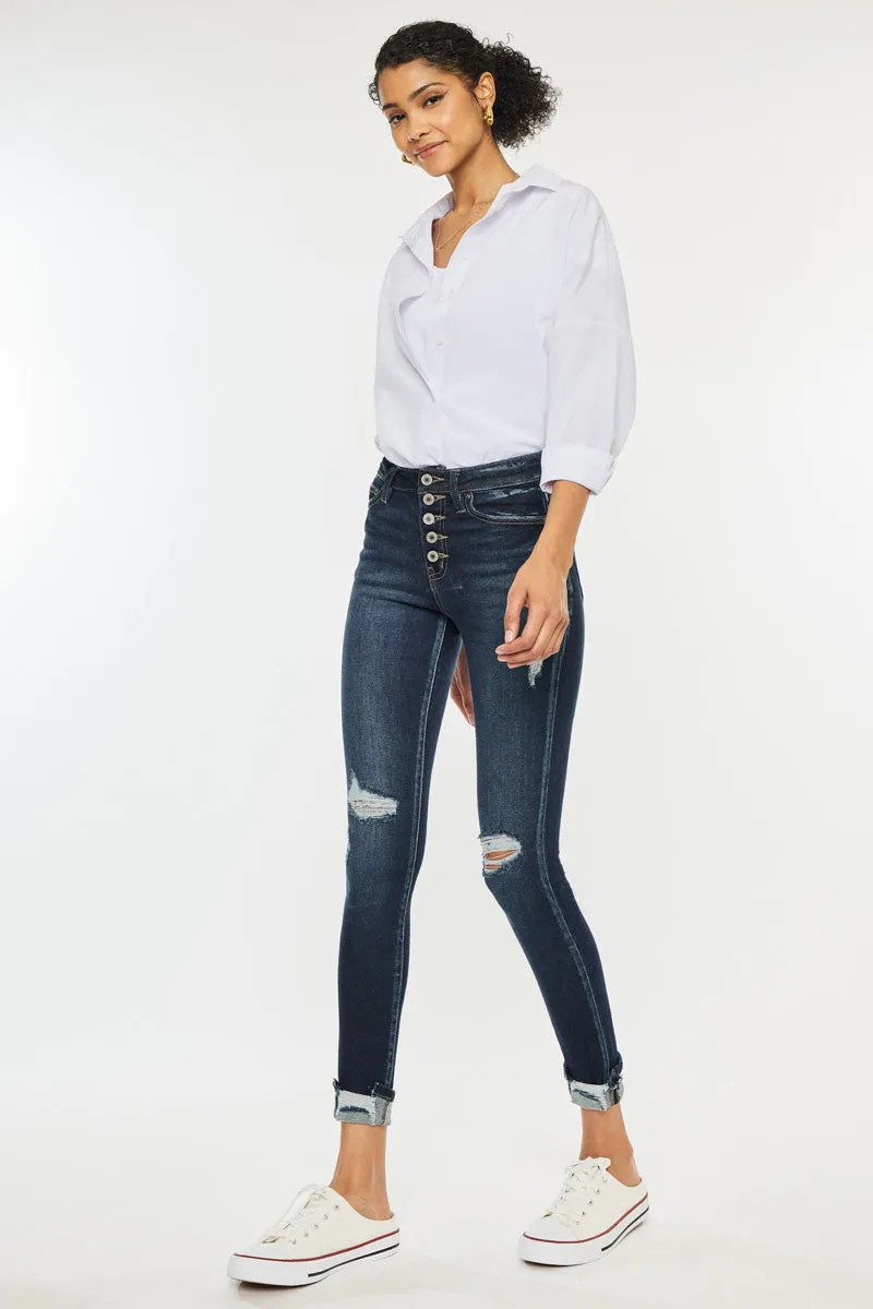 Norah High Rise Ankle Skinny Jeans