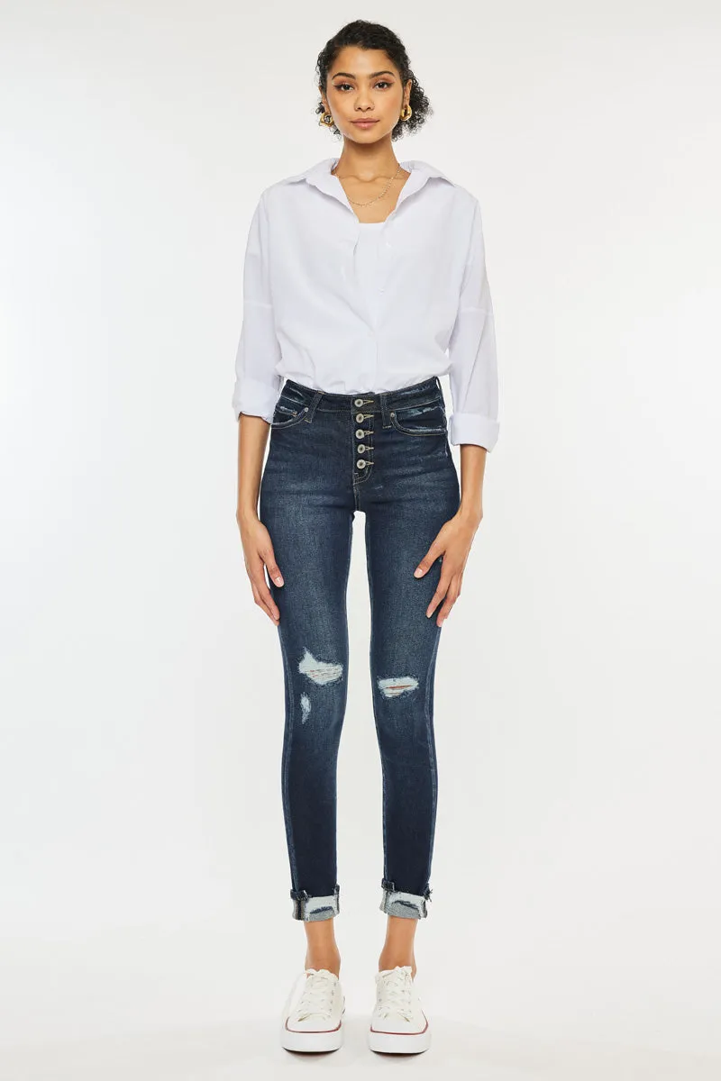 Norah High Rise Ankle Skinny Jeans