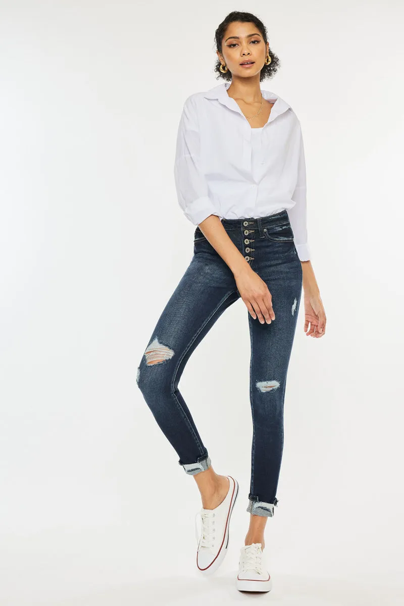Norah High Rise Ankle Skinny Jeans