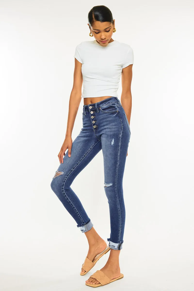 Norah High Rise Ankle Skinny Jeans