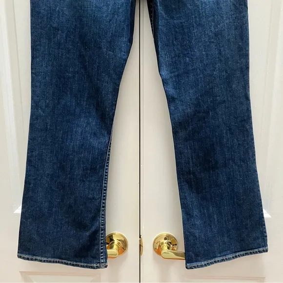NWT 3x1 Denim NYC Empire Crop Flare High Rise Jeans Mia Wash Blue size 28