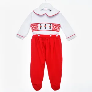 Ocean Baby New Concept Smocked Sleepsuit-Outfit Set (NB-18M) Soldiers