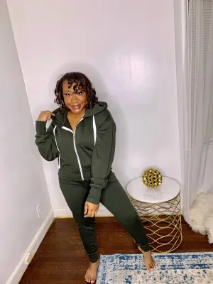 Olive Jogger Set