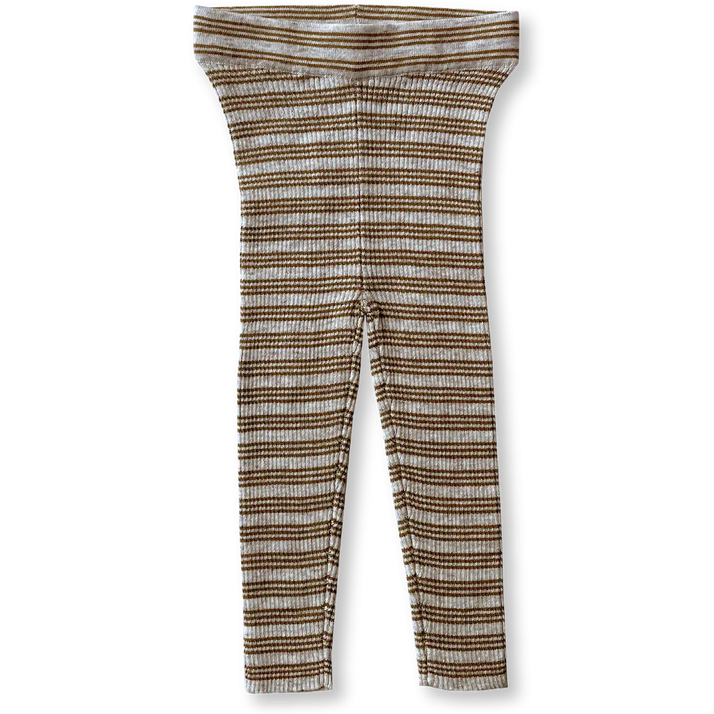 ORGANIC RIBBED ESSENTIAL LEGGINGS | MOCHA & MARLE