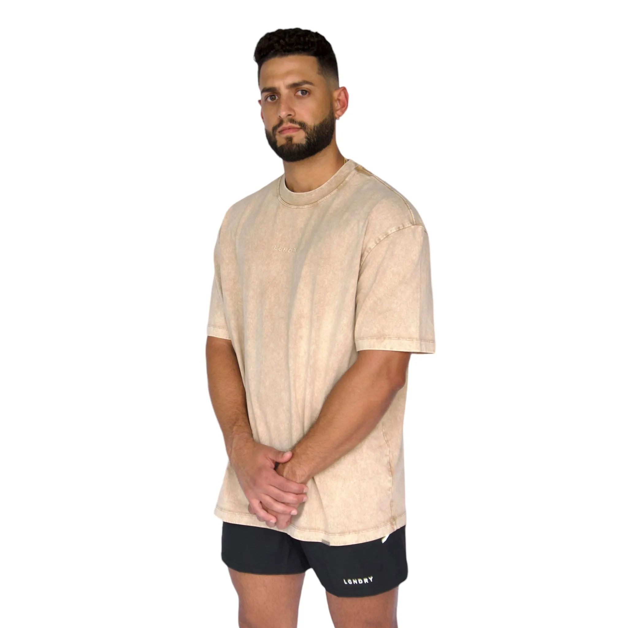 OVERSIZED ACID WASH TEE