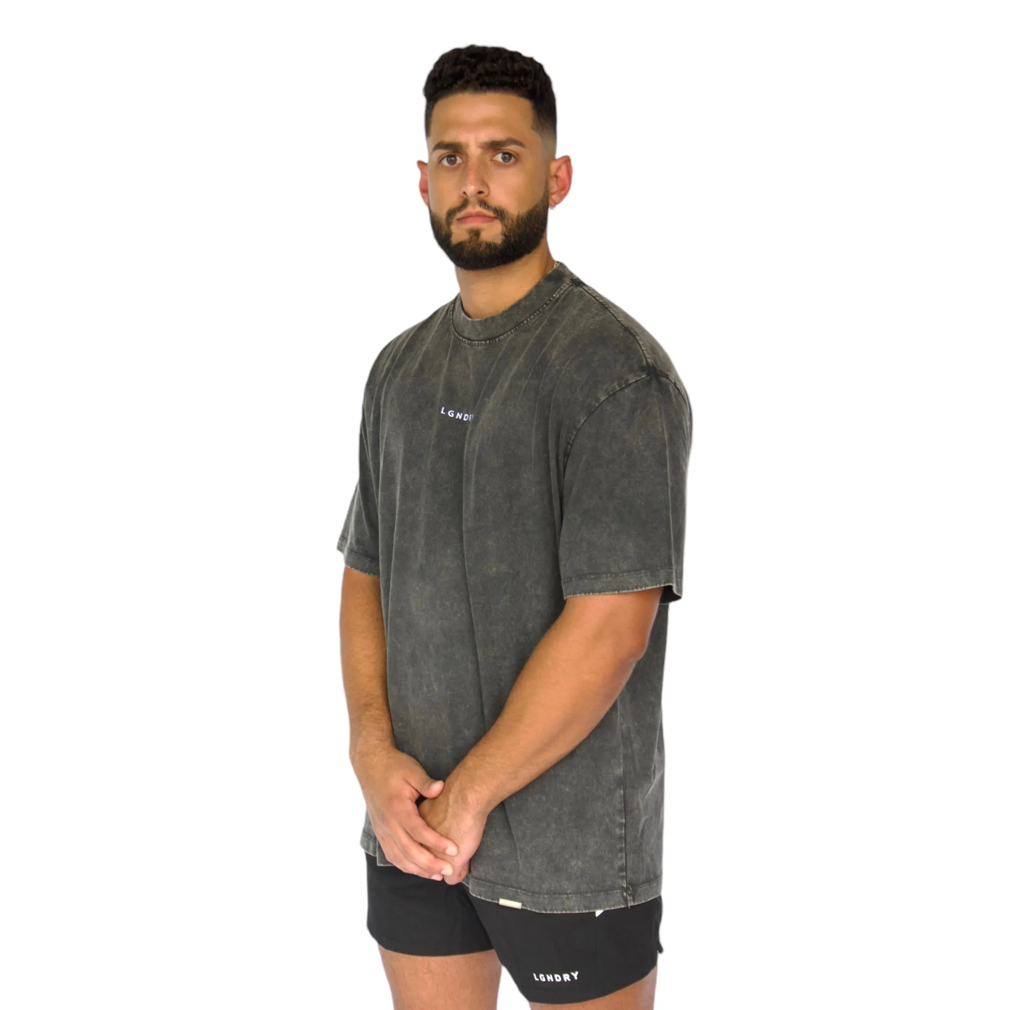OVERSIZED ACID WASH TEE