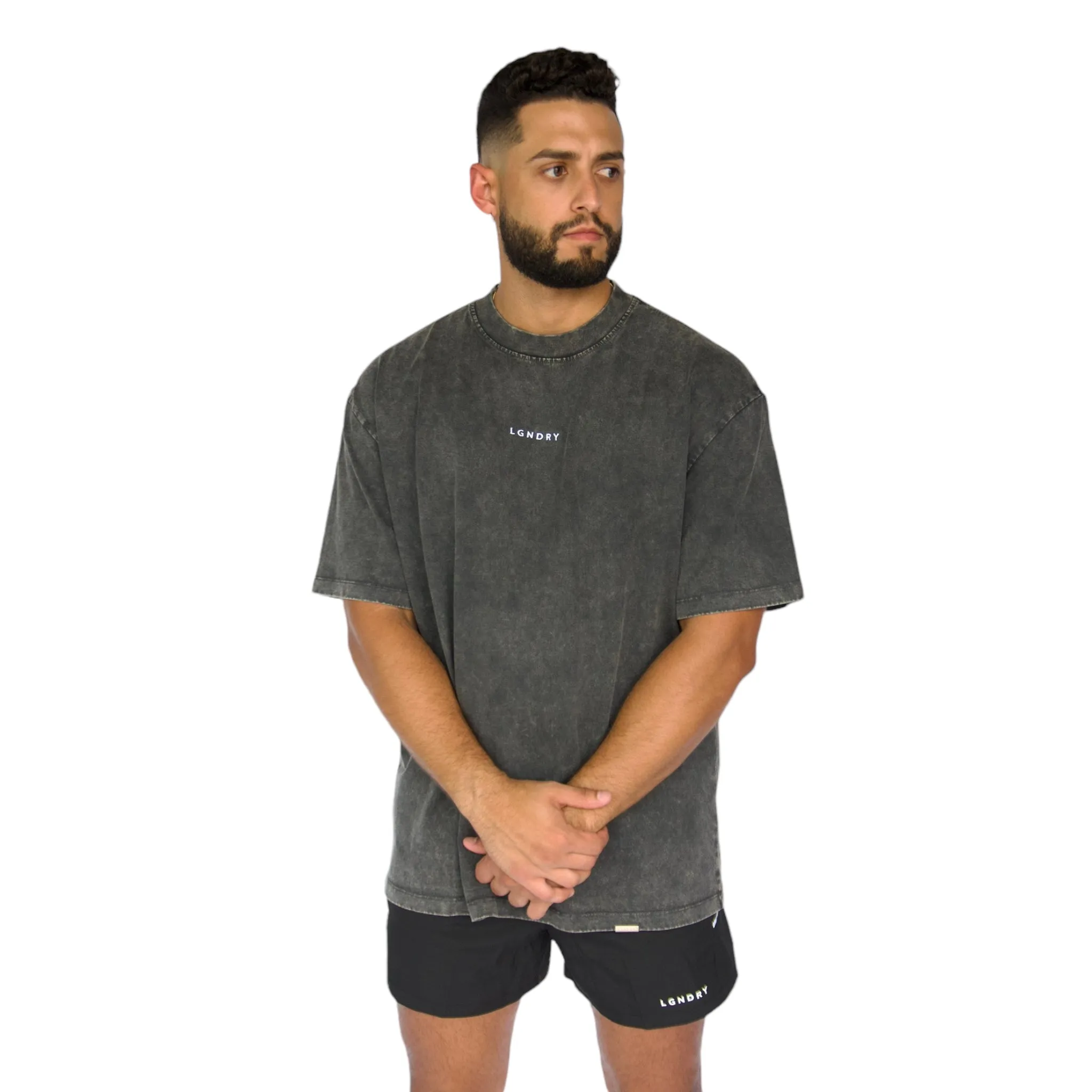 OVERSIZED ACID WASH TEE